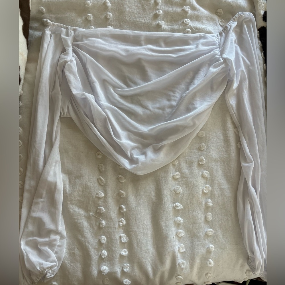 White sheer going out top!